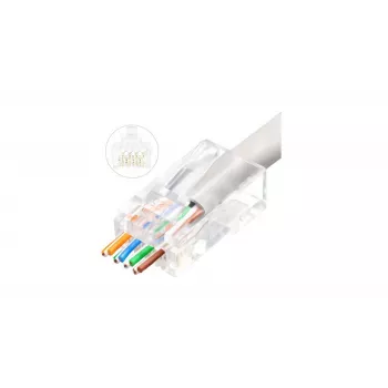 Microconnect KON505-50EZ Steckverbinder RJ-45 Transparent