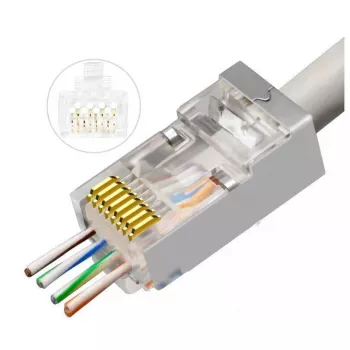 Microconnect KON506-50EZ Drahtverbinder RJ45 Silber
