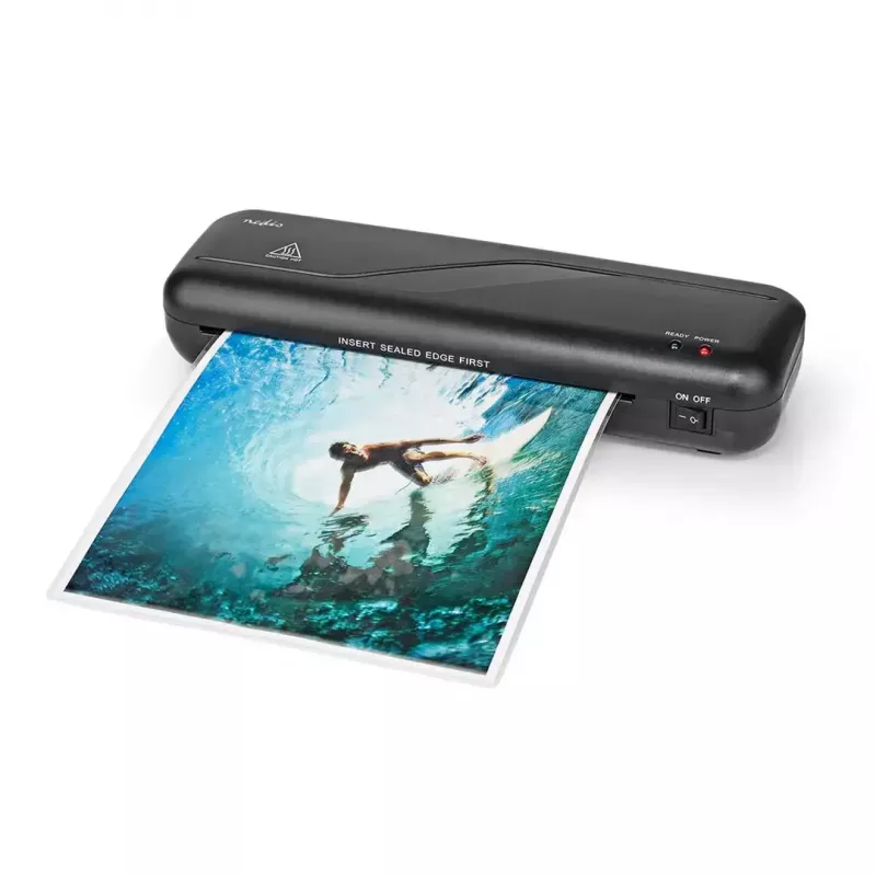 Laminator Nedis LAMI112BK4 Heißlaminiergerät, 230 mm/min, schwarz