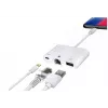 Microconnect LIGHT-HUB2 Laptop-Dock/Port-Replikator Lightning Weiß
