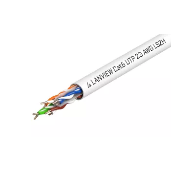 Lanview LVN122112 Netzwerkkabel Weiß 305 m Cat6 U/UTP (UTP)