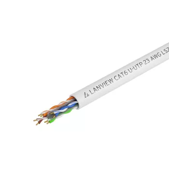 Netzwerkkabel Lanview LVN122114 305m Cat6 U/UTP 10000 Mbit/s Weiß