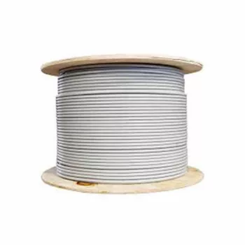 Cat6a U-FTP Dual-Netzwerkkabel 4x2xAWG23 LSZH weiß
