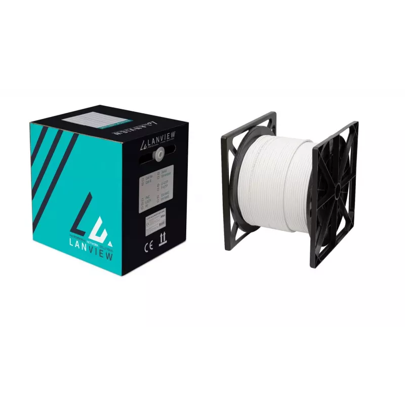 Lanview LVN122432 Netzwerkkabel Weiß 305 m Cat6a U/FTP (STP)