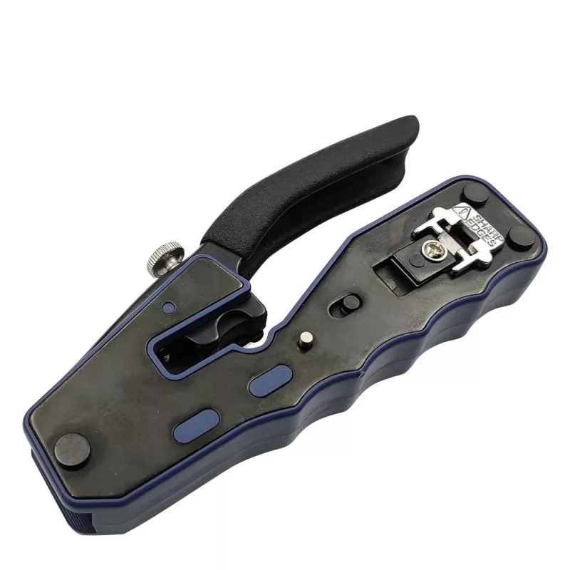 Lanview LVN125456 Kabel-Crimpzange Crimpwerkzeug Schwarz