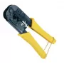 Lanview LVN125458 Kabel-Crimpzange Crimpwerkzeug Schwarz