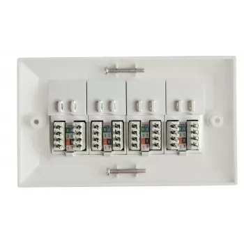 Lanview LVN126188UK-4 Unterputzdose RJ-45 Weiß