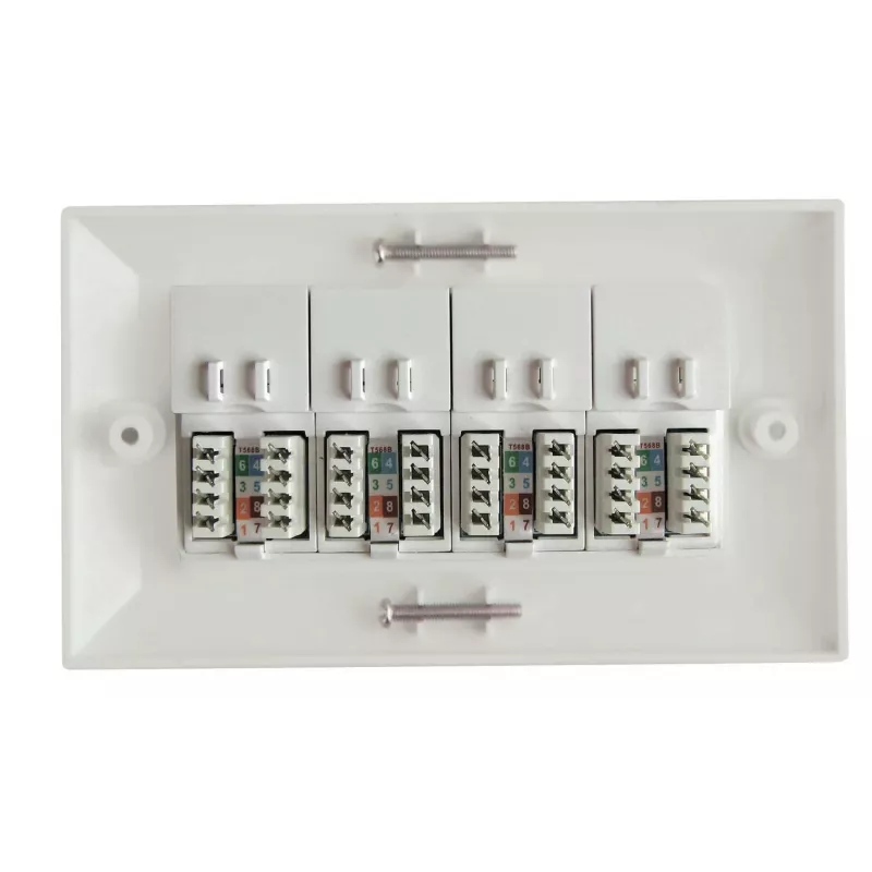 Lanview LVN126188UK-4 Unterputzdose RJ-45 Weiß
