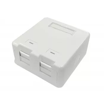 Lanview LVN127767 Anschlussdose 2 x RJ-45 Weiß