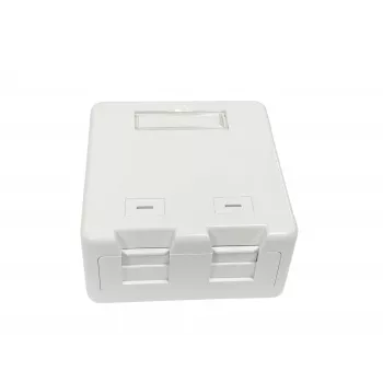 Lanview LVN127767 Anschlussdose 2 x RJ-45 Weiß