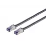 Netzwerkkabel Lanview LVN-CAT6A-FLEX-20M S/FTP Cat6a 20m Schwarz