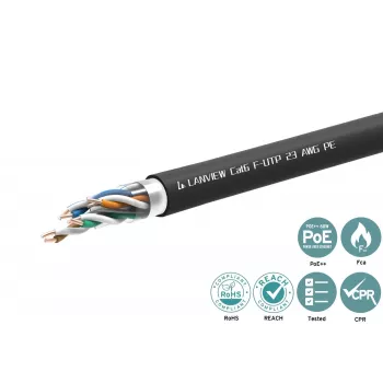 Lanview LVN-CAT6PE-FUTP-305M Netzwerkkabel Cat6 F/UTP (FTP)