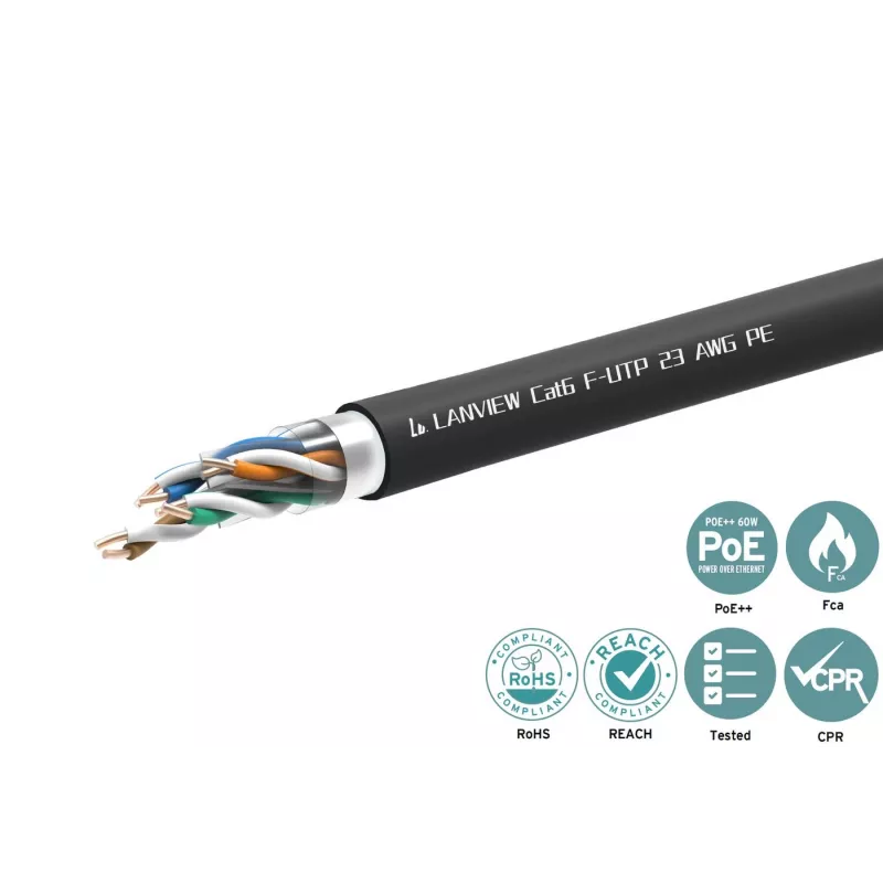 Lanview LVN-CAT6PE-FUTP-305M Netzwerkkabel Cat6 F/UTP (FTP)