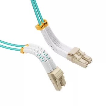 Lanview LVO231220-FLEX InfiniBand/Glasfaserkabel 20 m LC LC/LC Aqua-Farbe