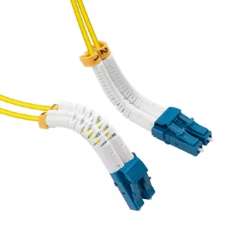 Lanview LVO2314005-FLEX InfiniBand/Glasfaserkabel 0,5 m LC LC/LC Gelb