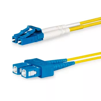 Lanview LVO231492 InfiniBand/Glasfaserkabel 2 m 2x LC 2x SC Gelb