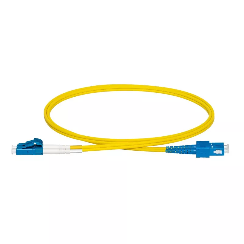 Lanview LVO231494 InfiniBand-/Glasfaserkabel 5 m 2x LC 2x SC Gelb