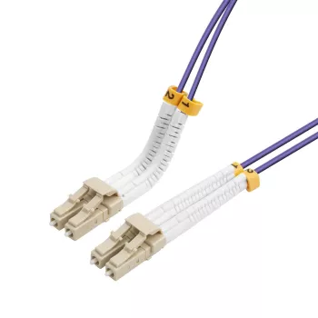 Lanview LVO231810-FLEX InfiniBand/Glasfaserkabel 1 m LC LC/LC Lila