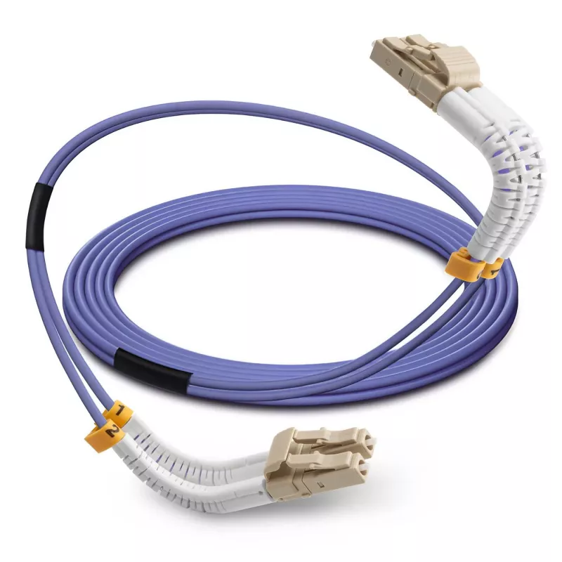 Lanview LVO231811-FLEX InfiniBand/Glasfaserkabel 2 m LC LC/LC Violett