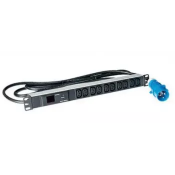 Lanview LVR261877 Stromverteilungseinheit (PDU) 10 AC-Ausgänge 1U Schwarz
