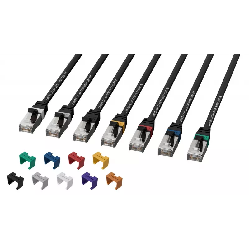 Lanview LV-SFTP6A02B Netzwerkkabel Schwarz 2 m S/FTP (S-STP)