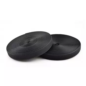 Lanview LVT125467 Kabelbinder Klett-Kabelbinder Schwarz 1 Stück