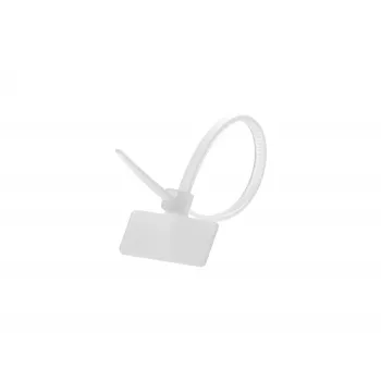Lanview LVT551140 Kabelbinder Parallel-Eingang-Kabelbinder Kunststoff Weiß 100 Stk.