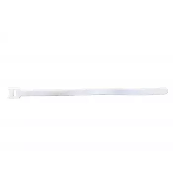 Velcro-Klettbänder 20 cm x 12 mm Weiß 50 Stück