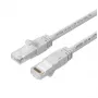 Netzwerkkabel Lanview LV-UTP6A005W Stecker S/FTP 0,5m Weiß
