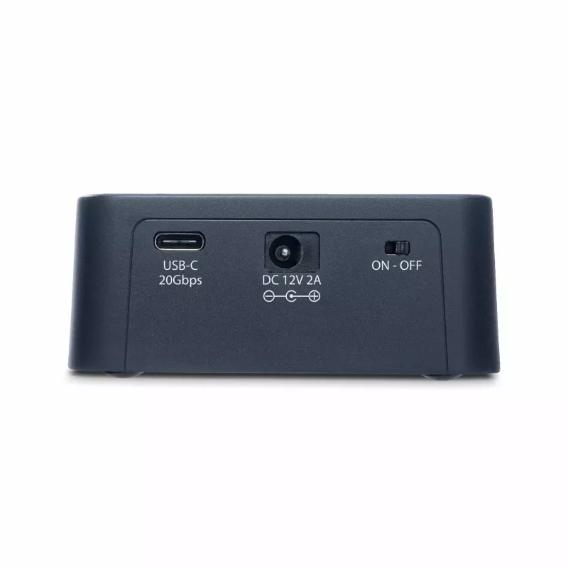 StarTech.com 1:1 M.2 NVMe Drive Duplicator, Standalone M.2 SSD Kloner/Kopierer bis zu 90 GB/min, USB 3.2 20 Gbit/s M.2 Dual-Bay Laufwerksdock, USB-C/A-Kabel im Lieferumfang