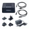 StarTech.com 1:1 M.2 NVMe Drive Duplicator, Standalone M.2 SSD Kloner/Kopierer bis zu 90 GB/min, USB 3.2 20 Gbit/s M.2 Dual-Bay Laufwerksdock, USB-C/A-Kabel im Lieferumfang
