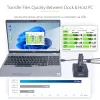 StarTech.com 1:1 M.2 NVMe Drive Duplicator, Standalone M.2 SSD Kloner/Kopierer bis zu 90 GB/min, USB 3.2 20 Gbit/s M.2 Dual-Bay Laufwerksdock, USB-C/A-Kabel im Lieferumfang