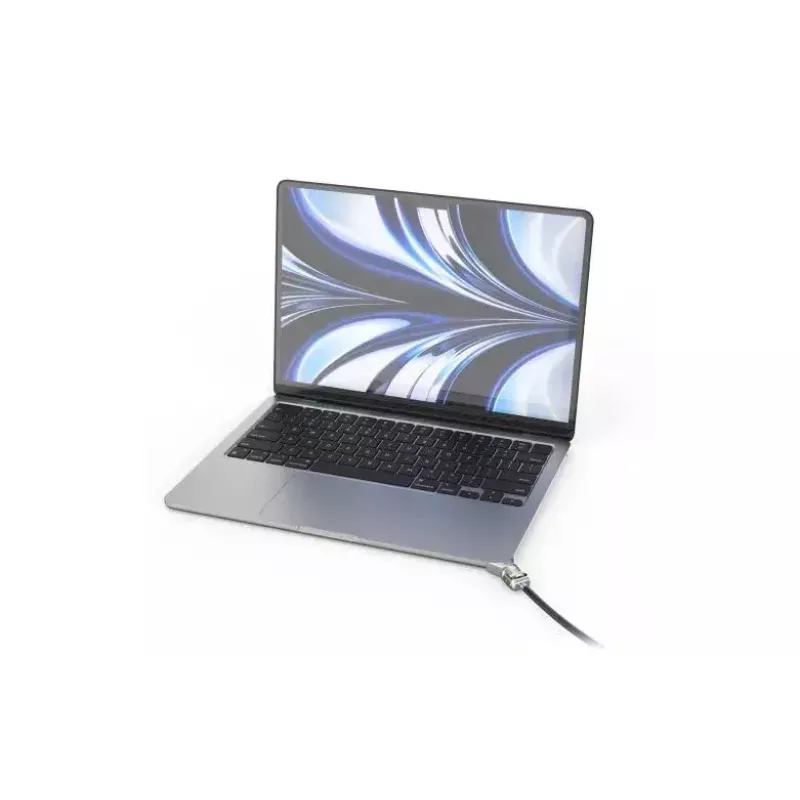 Compulocks Ledge für MacBook Air 13 Zoll M2 und M3 mit Schlüsselschloss Silber