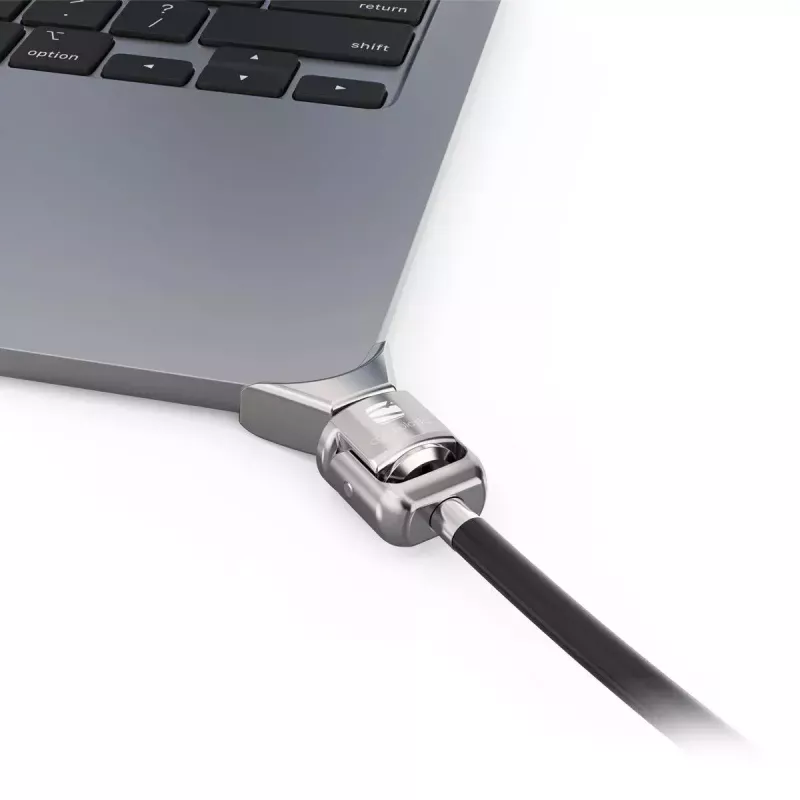 Compulocks Ledge für MacBook Air 13 Zoll M2 und M3 mit Schlüsselschloss Silber