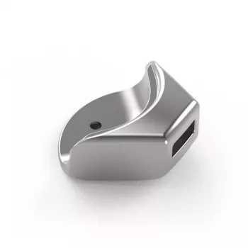 Compulocks Ledge Adapter für MacBook Air 15 Zoll M2 M3 mit Schlüsselkabelschloss Silber