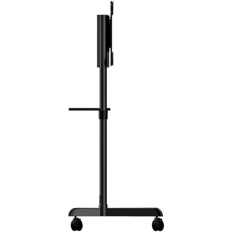StarTech.com Mobiler TV-Wagen - Tragbarer rollender TV-Ständer für 37-70 Zoll VESA-Display (154lb/70kg) - TV-Ständer mit Ablage & Staufach - Display drehen/neigen - Universelle TV-Halterung auf Rädern