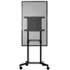 StarTech.com Mobiler TV-Wagen - Tragbarer rollender TV-Ständer für 37-70 Zoll VESA-Display (154lb/70kg) - TV-Ständer mit Ablage & Staufach - Display drehen/neigen - Universelle TV-Halterung auf Rädern