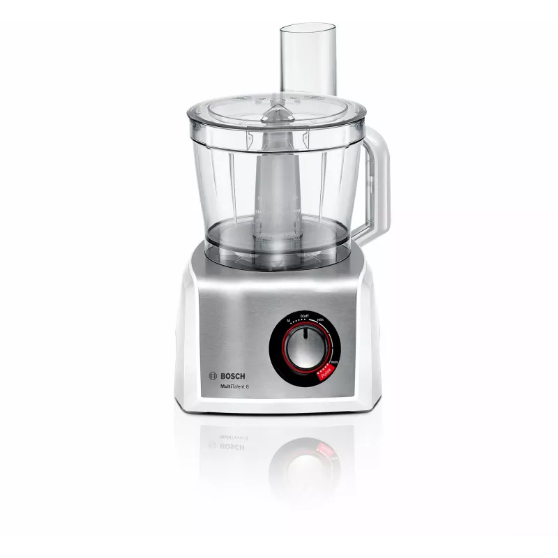 Küchenmaschine Bosch MC812S814, 1250 W, 3,9-L-Schüssel, Edelstahl/Weiß, stufenlose Geschwindigkeit, Drehregler