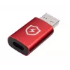 Kabel-Geschlechtswandler MicroConnect MC-ACADAP-SC USB-A auf USB-C Rot