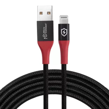 Microconnect MC-ALIGHTNING-SC Lightning-Kabel 1,5 m Schwarz