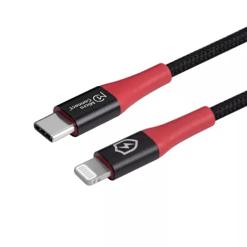 Microconnect MC-CLIGHTNING-SC Lightning-Kabel 1,5 m Schwarz