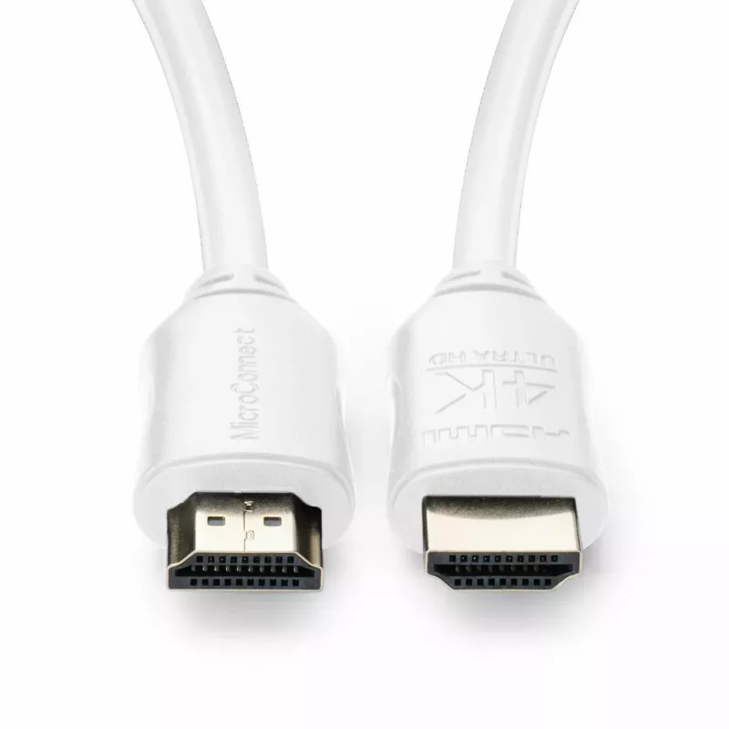 HDMI-Kabel Microconnect MC-HDM19192V2.0WH 2m 18 Gbit/s Weiß
