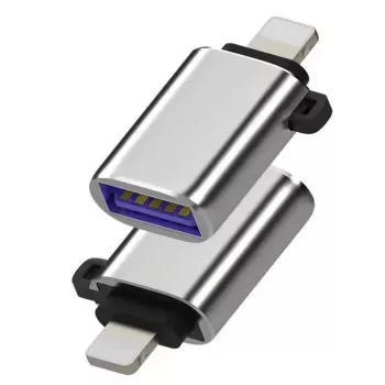 Microconnect MC-LIGHTUSB3 Kabeladapter Lightning USB A Silber