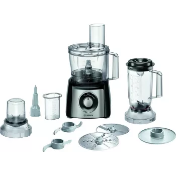 Küchenmaschine Bosch MCM3PM386 — 900 W Motor, 2,3 L Schüssel, schwarz/transparent