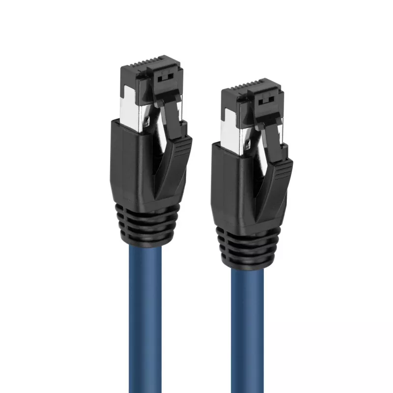 Microconnect MC-SFTP8005B Netzwerkkabel Blau 0,5 m Cat8.1 S/FTP (S-STP)