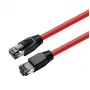 Microconnect MC-SFTP8005R Netzwerkkabel Rot 0,5 m Cat8.1 S/FTP (S-STP)