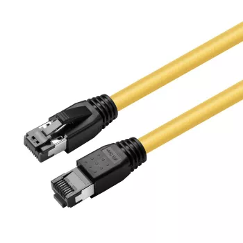 Microconnect MC-SFTP8005Y Netzwerkkabel Gelb 0,5 m Cat8.1 S/FTP (S-STP)