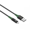 Microconnect MC-SMART USB A-L-2 Lightning-Kabel 2 m Schwarz, Grün