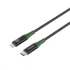 Microconnect MC-SMART USB C-L-1 Lightning-Kabel 1 m Schwarz, Grün