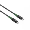 Microconnect MC-SMART USB C-L-1 Lightning-Kabel 1 m Schwarz, Grün